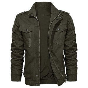 Leather Coats Loose Multifunction <b>Sunscreen</b> Casual Bomber Jacket Men - Product Image 3
