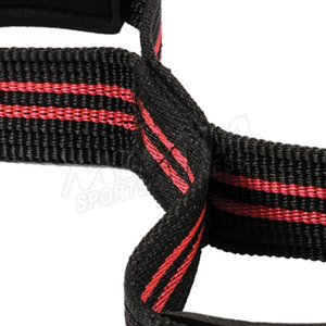 Durable Weight Lifting Wrist <b>Straps</b> Figure 8 Padded Gym Support Hand Bar Grips Figure 8 Weight Lifting <b>Straps</b> - Product Image 5