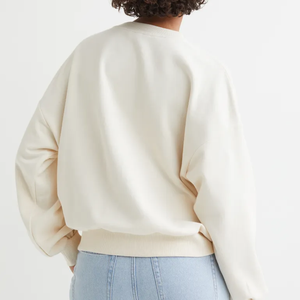 Sweat à capuche pour femmes, top court pour filles, surdimensionné, en coton, 2020 - Product Image 4