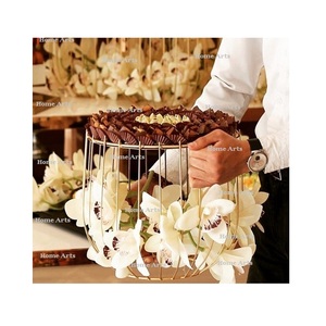 Soporte de postre de pastel de hierro de Calidad exclusiva diseño de tendencia soporte de chocolate de forma redonda para uso en fiesta de cumpleaños - Product Image 5