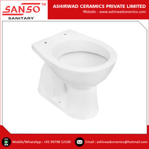 Inodoro de Cerámica Anglo-India de Una Pieza, Montado en el Suelo, Alargado, con Doble Descarga, Opciones de Sifón en P y S, para Uso en Baños - Product Image 5