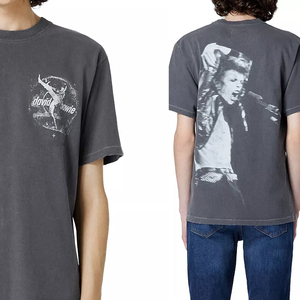 Nouveau T-shirt noir confortable, design personnalisé, col rond, style décontracté pour garçons/hommes - Product Image 4