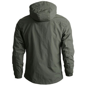 Custom Print New Softshell Jacket Men Waterproof Windproof <b>Thermal</b> <b>Fleece</b> Outdoor Hooded Jacket Windbreaker Jacket - Product Image 2