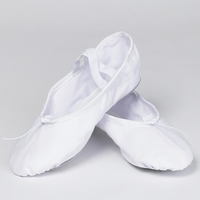 Chaussures de ballet Pantoufles de ballet Chaussures de danse en toile pour filles Gymnastique Yoga Flats(Toddler/Little/Big Kid/Women/Men)