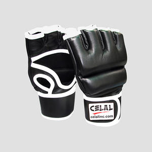 Gants Mma en cuir avec Logo personnalisé, gants de grattage, conception en gros, gants de combat Mma Ufc de haute qualité - Product Image 3
