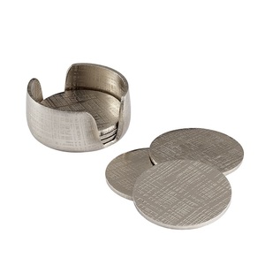 Dessous de verre de forme et de taille personnalisés de forme carrée de couleur finie avec support Salver à bas prix - Product Image 1