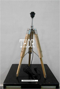 Projecteur de Base en bois naturel, 5 pièces, trépied de Style nautique, décoration pour la maison et le bureau - Product Image 4