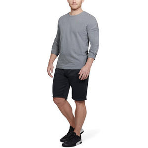 Camisetas informales de moda para hombre, ropa de calle de algodón de manga larga con pantalones cortos, gran oferta - Product Image 6