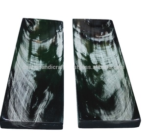 เปลือกเขาควายคุณภาพดีที่สุด ลายขาว / เปลือกเขาควายสำหรับทำด้ามมีด / แผ่น - Product Image 1