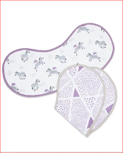 Wholesale Girl <b>Muslin</b> Burping Cloths - Product Image 3