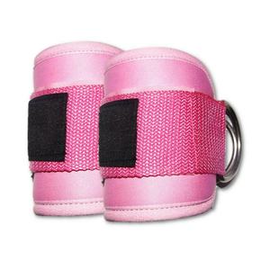 Sangle d'haltérophilie personnalisée OEM, Support de cheville, vente en gros, unisexe, néoprène, sangles de cheville réglables avec Double anneau en D - Product Image 4