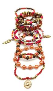 Bracelet en pierre naturelle pour hommes, bijou de perles des 8 planètes de l'univers, Yoga, Chakra solaire, vente en gros - Product Image 2