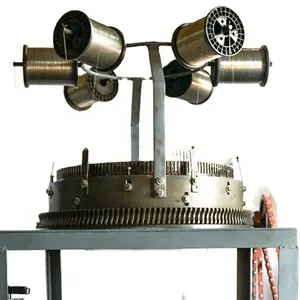 Tubular knitting machine making machine