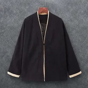 Wholesale Custom logo Japan Style Spring Autumn Cool Fashion <strong>Kimono</strong> <strong>Mens</strong> Bomber <strong>Jacket</strong> - Product Image 1