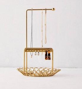 Support à bijoux de qualité supérieure en argent et or, porte-boucles d'oreilles pour accessoires de bijoux à prix abordables - Product Image 6