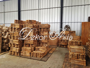 Panel de pared de madera 3D de estilo antiguo diseño de teca ondulada rústica para decoración del hogar otros fondos de pantalla/paneles de pared/revestimiento de pared - Product Image 4