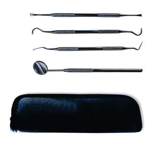 Kit Dental de acero inoxidable, herramientas para dentista, escalador Dental, 4 unidades - Product Image 2