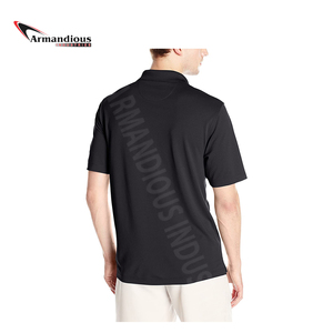 Polo de golf de MATERIAL PERSONALIZADO puro para hombre, camiseta de hombre de alta calidad, polo 100% algodón - Product Image 4
