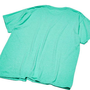 Alta calidad logotipo personalizado bordado impresión Casual pantalones cortos mangas algodón liso Color sólido cuello redondo verano Hombre Camisetas - Product Image 6