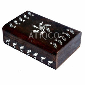 High American <b>Wooden</b> Cremation Urn Brass Motif Latest Modern Standard Cremation <b>Box</b> Top Selling Unique Wood Cremation <b>Memorial</b> - Product Image 1