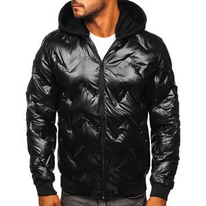 Blouson Bomber Homme OEM Automne avec Motif Visage Tendance, Doudoune à Capuche de Haute Qualité, Imperméable et Coupe-Vent - Product Image 1
