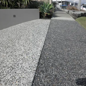 PEBBLES for Exposed Aggregate Flooring Resin Bound Concrete Decoration Tumbled Pebble Stone Gravels Light Dark Grey Pebbles