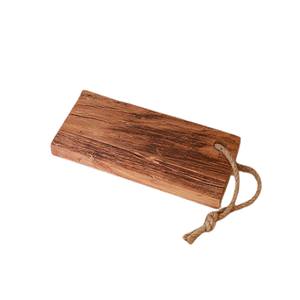 Planche à découper de forme rectangulaire de taille personnalisée planche à fromage en bois de qualité exclusive de couleur marron pour la cuisine - Product Image 1