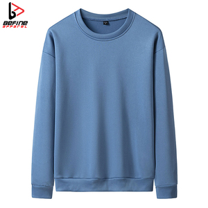 Sweatshirts unisexes à col ras du cou vintage 330g avec logo brodé personnalisé, design basique et décontracté en polaire, de couleur unie - Product Image 2