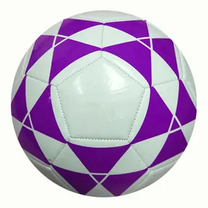 新款运动热卖De足球充气毛毡定制标志球足球尺寸5个足球定制标志
