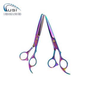 Lot de ciseaux amincissants de 6 pouces, pour couper les cheveux et les dents, de haute qualité, outil professionnel pour coiffeur - Product Image 3