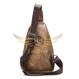 Bolsos de hombro de cuero sintético para hombre y mujer, bandoleras masculinas con correa cruzada frontal, reflectantes, Color marrón, personalizadas, baratas - Product Image 4