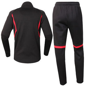 Logo personnalisable du fabricant industriel Survêtement de survêtement respirant à séchage rapide pour hommes de grande taille Noir Jogging Fitness Hiver - Product Image 1