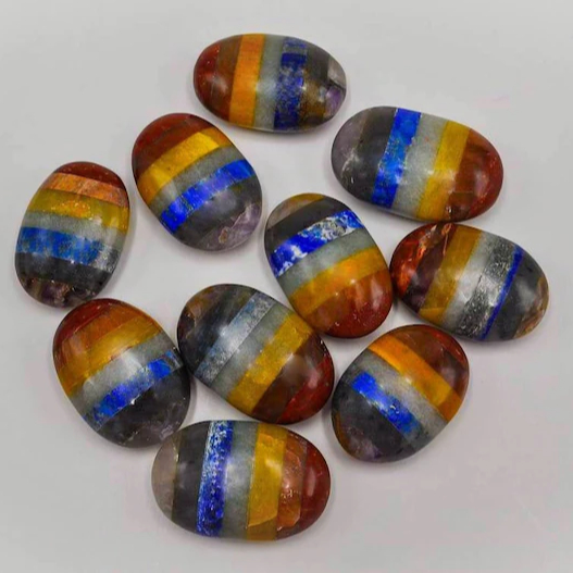 7 Chakra Palmstone