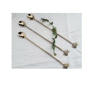 Cuchara de latón de diferentes tamaños para cocina, cuchara de latón pulido, personalizada - Product Image 4