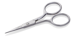 Ciseaux à sourcils NGHIA Highlight ES-05 en acier inoxydable finition grise, longueur 89 mm - Product Image 2