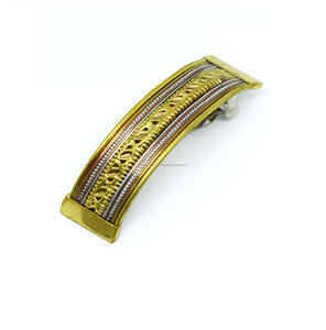 1950 ancienne egypte bijoux en laiton zambie surfaces texturées résine pinces à cheveux pour femmes commerce mode indien géométriquement - Product Image 6