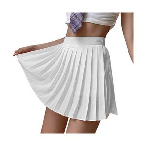 Mini-jupe plissée de sport pour femmes, jupette de course à pied, vêtement de Polo avec poches - Product Image 3