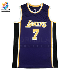 Camiseta de Baloncesto Sublimada Personalizada al por Mayor, Fórmula 1 Industries FI-039, Transpirable, de Secado Rápido, Anti-UV, Tallas Grandes - Product Image 1