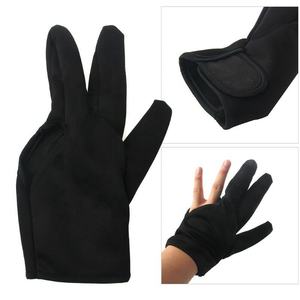 Guantes negros de tres dedos Herramientas de estilismo para el cabello de peluquero de salón resistentes al calor - Product Image 4