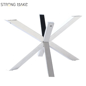 Table <strong>Leg</strong> Heavy Modern Furniture Feet Frame Rectangle Square Restaurant <strong>Bench</strong> Desk Metal Coffee Dining Stainless Steel Table <strong>Leg</strong> - Product Image 4