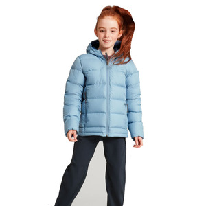 Chaqueta Acolchada con Capucha y Estampado de Camuflaje para Niños, Invierno, Resistente al Viento, Relleno Grueso de Poliéster, Corte Regular, con Cierre de Cremallera - Product Image 3
