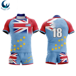 Camiseta de rugby de Nueva Zelanda gruesa sublimada personalizada, camisetas de liga de manga larga, conjunto de uniforme, último diseño a la venta - Product Image 3