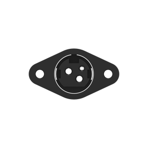 พาวเวอร์ดิน 3PIN ชนิดติดตั้งบนแชสซี 7.5A/1A 20V สำหรับใช้งานในอุตสาหกรรม รุ่น PD-03F2-09-11 ยี่ห้อ Nian-Yeong - Product Image 4