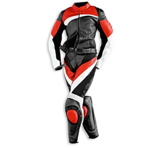 Costumes de moto multicolores en cuir de vache personnalisés/vêtements de moto professionnels en cuir de haute qualité pour hommes - Product Image 4