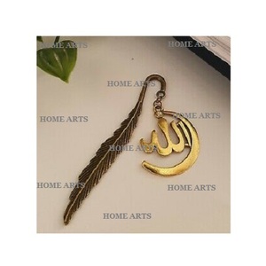 Mới Nhất Thiết Kế Solid Brass Bookmark Chất Lượng Cao Cấp Vàng Tinh Khiết Được Đánh Bóng Brass Hồi Giáo Bookmark - Product Image 4