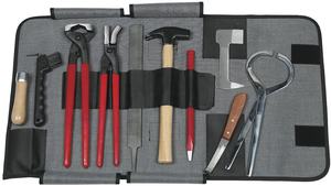 Kit de Herramientas para Herrador de Caballos, Cuchillo para Cascos, Extractor de Herraduras, Alicates, Limas, Clincher - Product Image 2