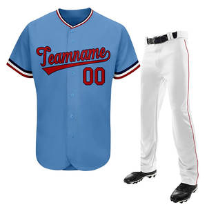 Ropa deportiva personalizada de alta calidad, uniforme de béisbol para hombres, nuevo diseño personalizado, uniforme de Béisbol Juvenil - Product Image 1