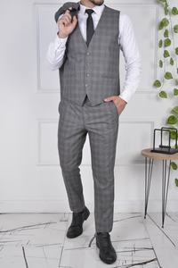 Traje de hombre de marca turca superior al mejor precio barato al por mayor moderno ajustado personalizado nuevo último diseño de alta calidad - Product Image 4