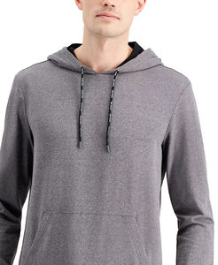 Haute qualité hommes pull à capuche personnalisé respirant hommes sweats à capuche 100% coton polaire sweat - Product Image 5