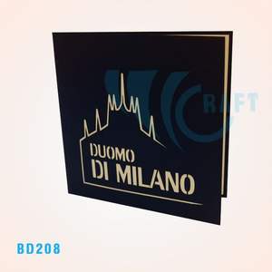 Top Tendance À La Main Vietnam Art Papier 3D Laser Cut Milan Cathédrale Pop Carte Meilleur Vendeur Cross-Style Artisanat Carte-Cadeau - Product Image 4